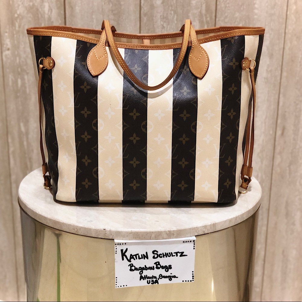 Limited Edition Louis Vuitton Rayures Neverfull MM
